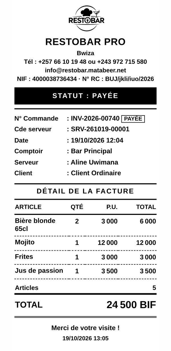 Tickets et factures
